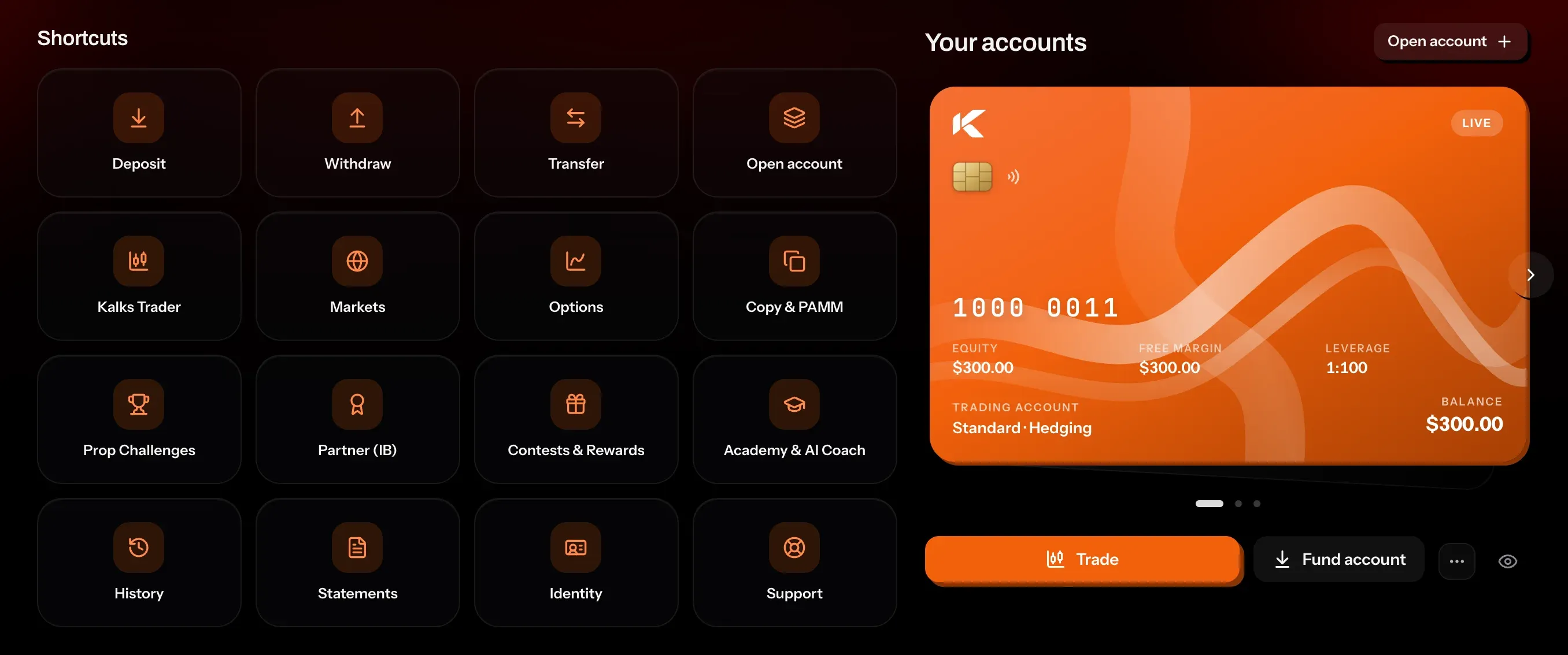 Kalks: options on forex, CFDs and prop trading